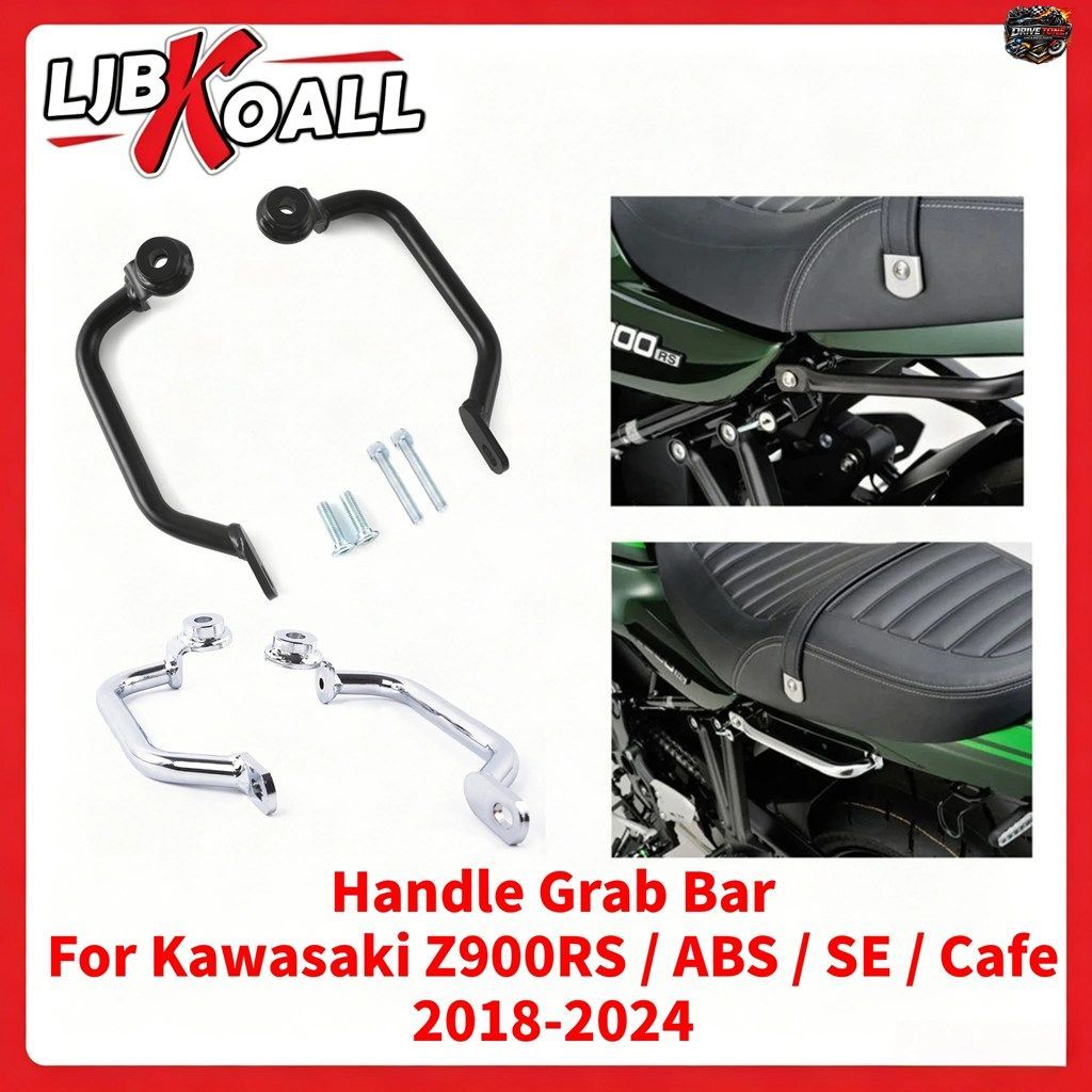 カワサキ Z900RS / ABS / SE / CAFE 2018-2024 用オートバイ用パッセンジャーピリオンリアシートハンドルグラブバーハンドレールアクセサリ