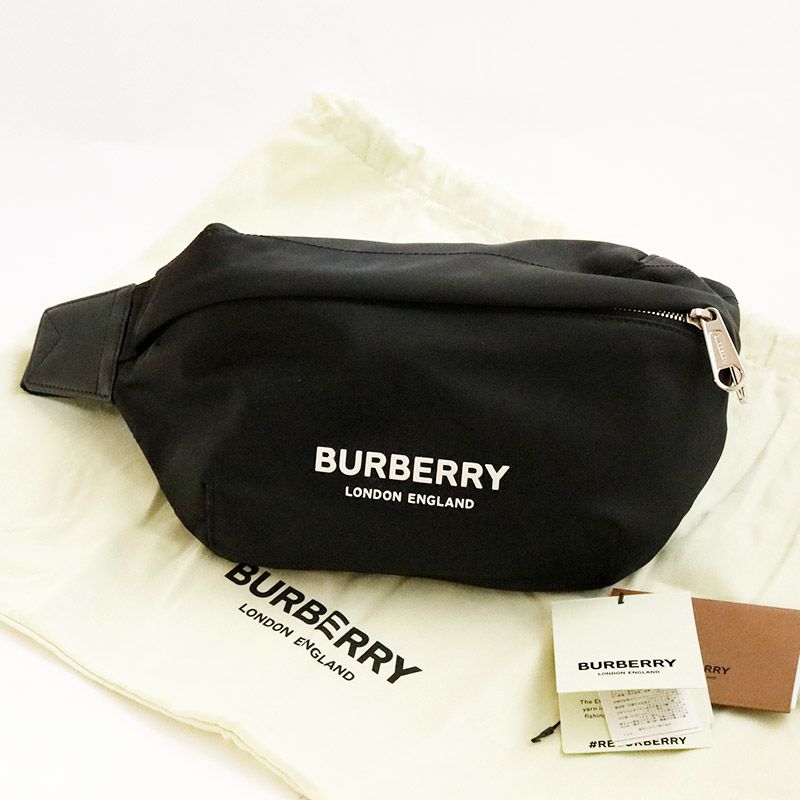 バーバリー バッグ ウエスト ボディバッグ ブラック 8049095 BURBERRY