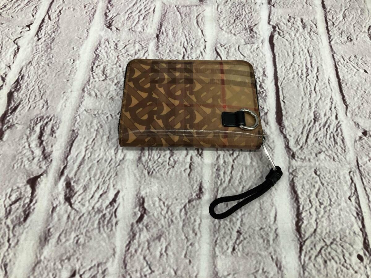BURBERRY ジップウォレット TBロゴ ホログラム ノバチェック