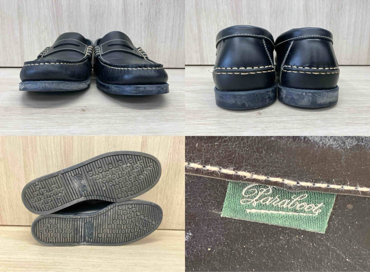ローファー PARABOOT パラブーツ CORAUX MARINE 27cm ブラック 藤沢