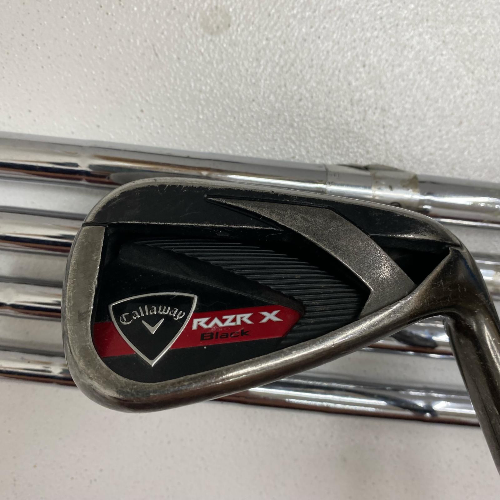 【加古川店】キャロウェイ CALLAWAY アイアンセット RAZR X BLACK(2012) 5本ｾｯﾄ シャフト:NS.PRO 950GH 5~9 FLEX不明【427】