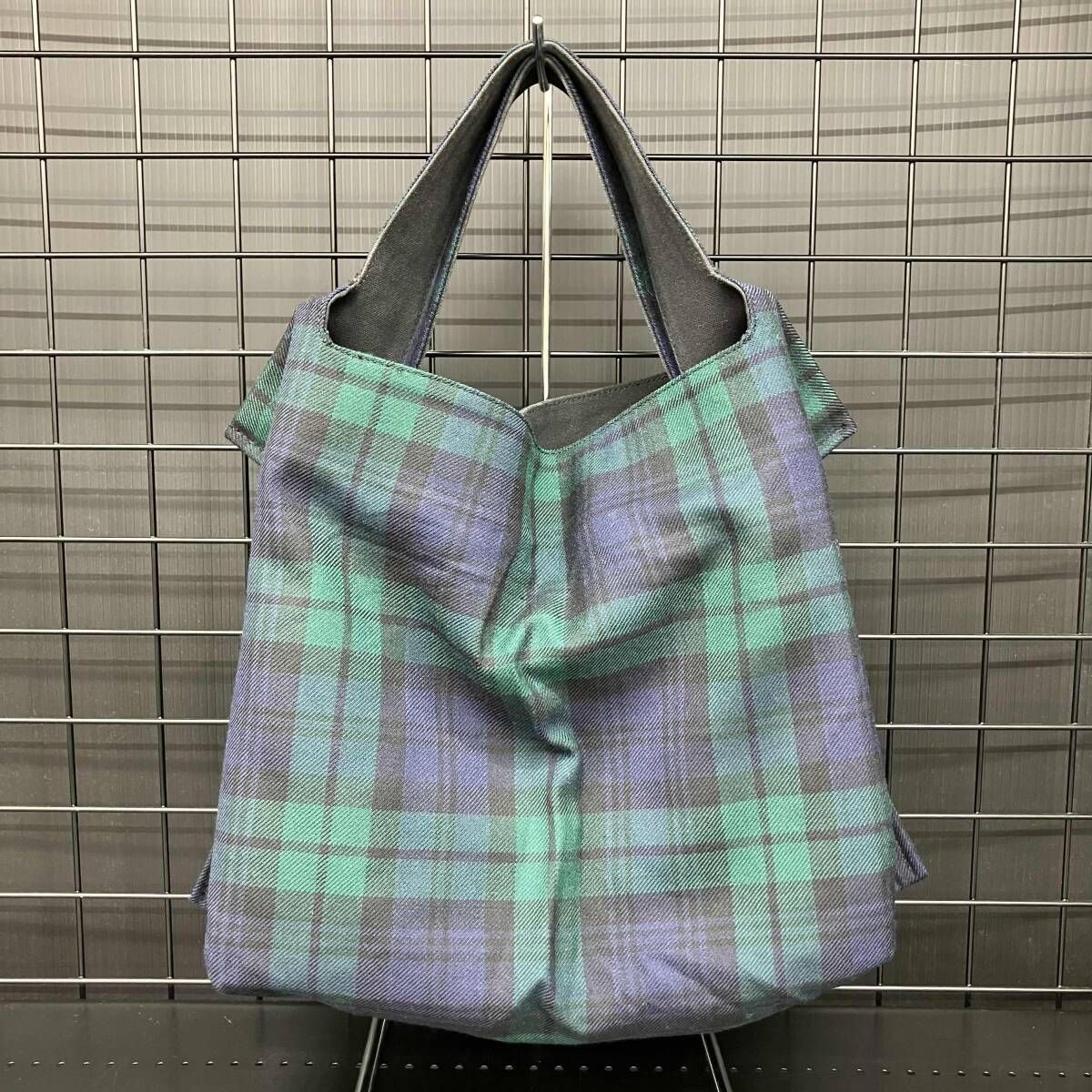 Robe de chambre COMME des GARCONS ハンドバッグ RG-K202 グリーンチェック ローブドシャンブル コムデギャルソン
