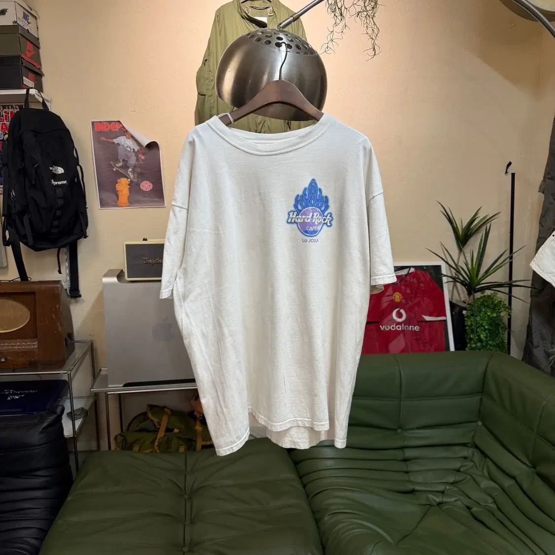 XL 90s USA MADE ハードロックカフェ フレイム Tシャツ