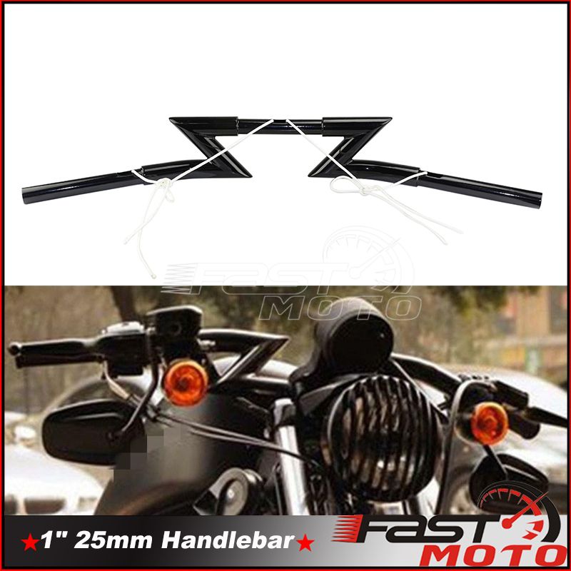ハーレー スポーツスター XL 1200/883 用 25mm Zバー ハンドルバー
