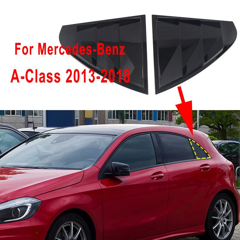 メルセデス ベンツ Aクラス W176 用 ウィンドウルーバーカバー 2013-2018