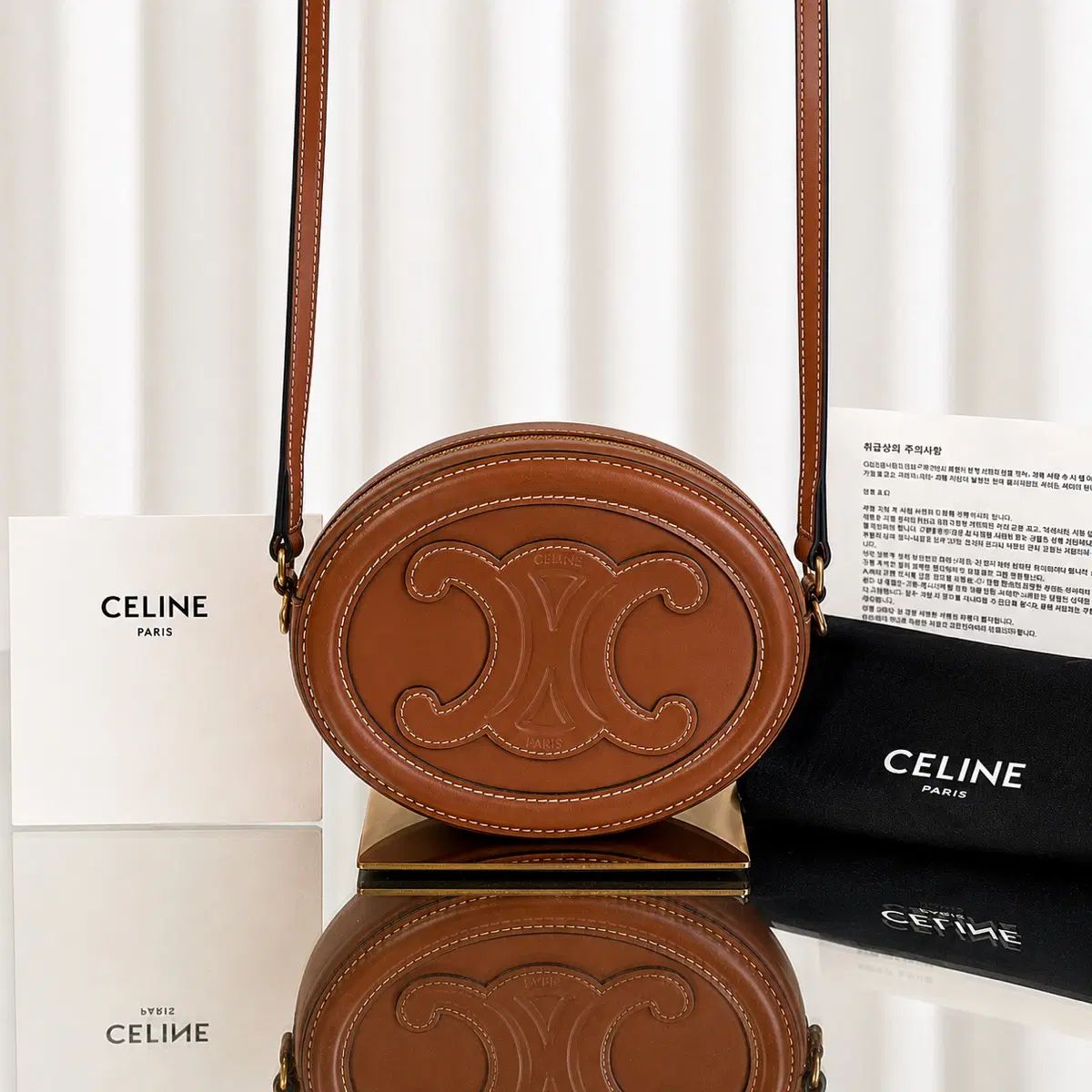 Celine セリーヌ オーヴァルパール ブラウン