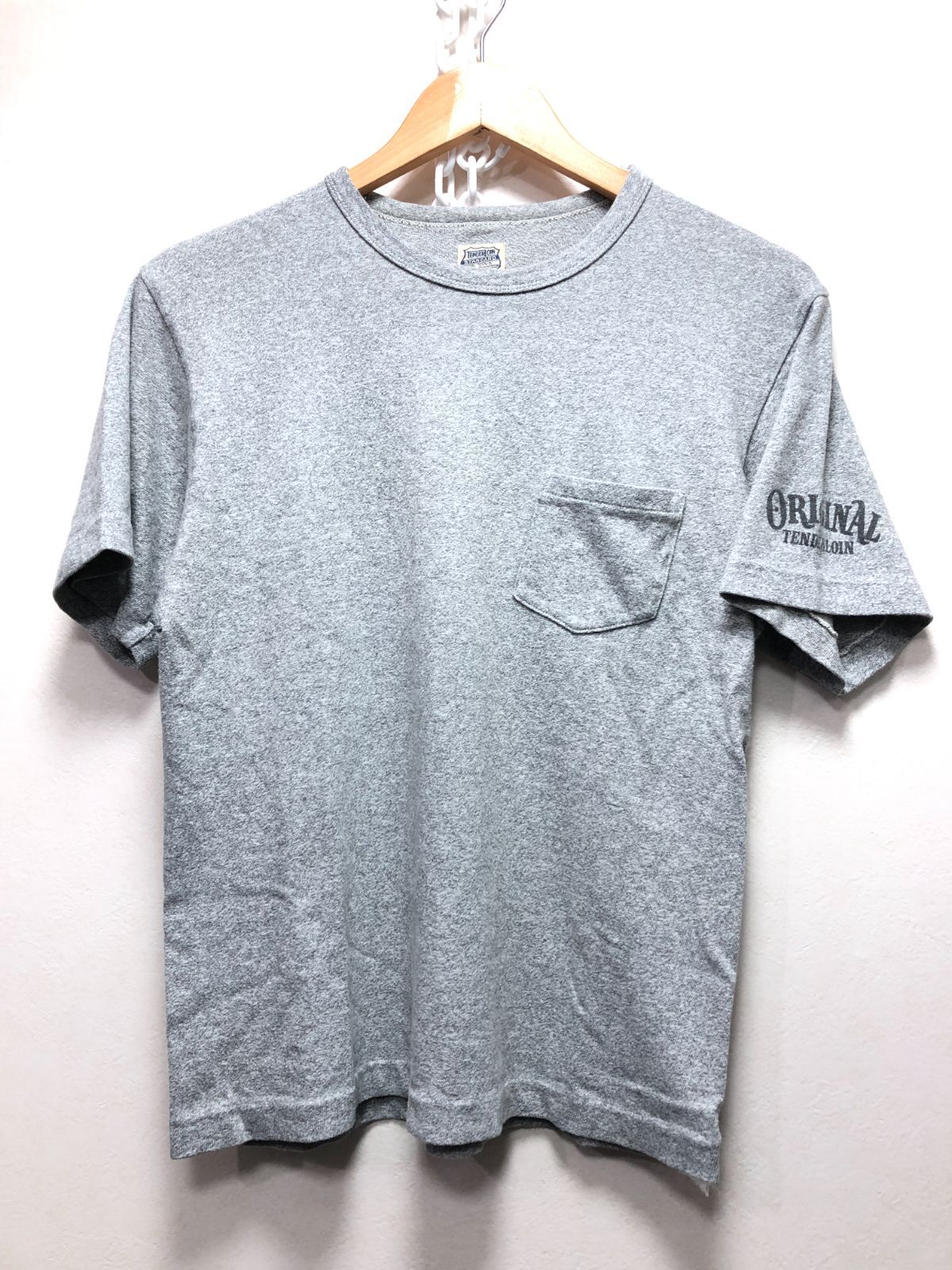028001 TENDERLOIN T-TEE 3 P TEE ポケット Tシャツ S グレー テンダーロイン