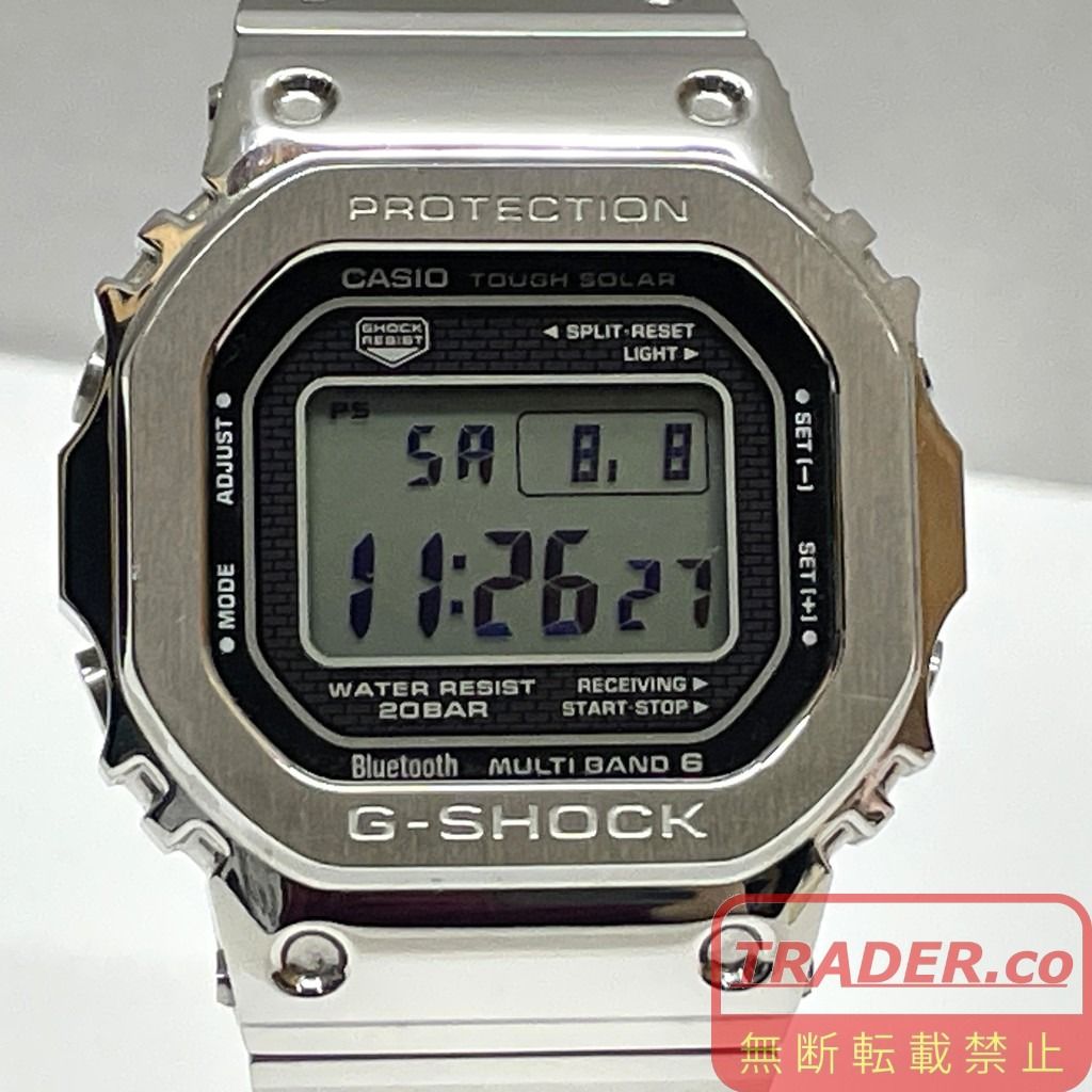01w-7097 カシオ CASIO GMW-B5000 タフソーラー フルメタル デジタル 箱、予備コマあり 腕時計 動確済 BMW-B5000D-1JF 【中古品】 28,327円