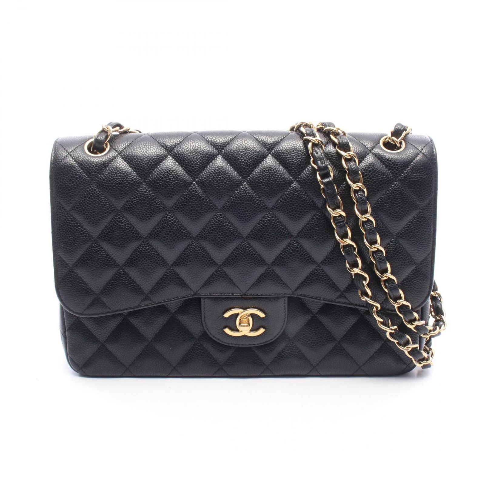 CHANEL シャネル デカマトラッセ30 クラシック ラージ Wフラップ ショルダーバッグ 508,320円