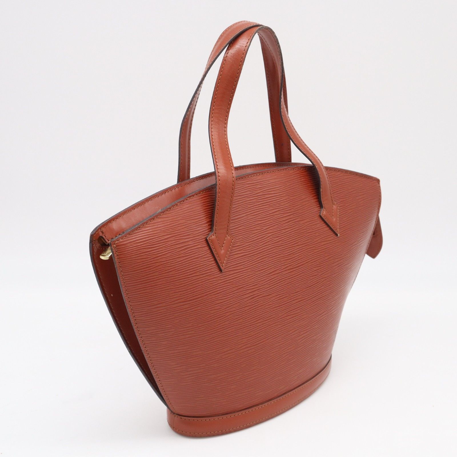 ★3日以内返品可★ LOUIS VUITTON ルイ・ヴィトン エピ サンジャック ケニアン ブラウン M52273 ハンドバッグ ブラウン レザー レディース 32,975円