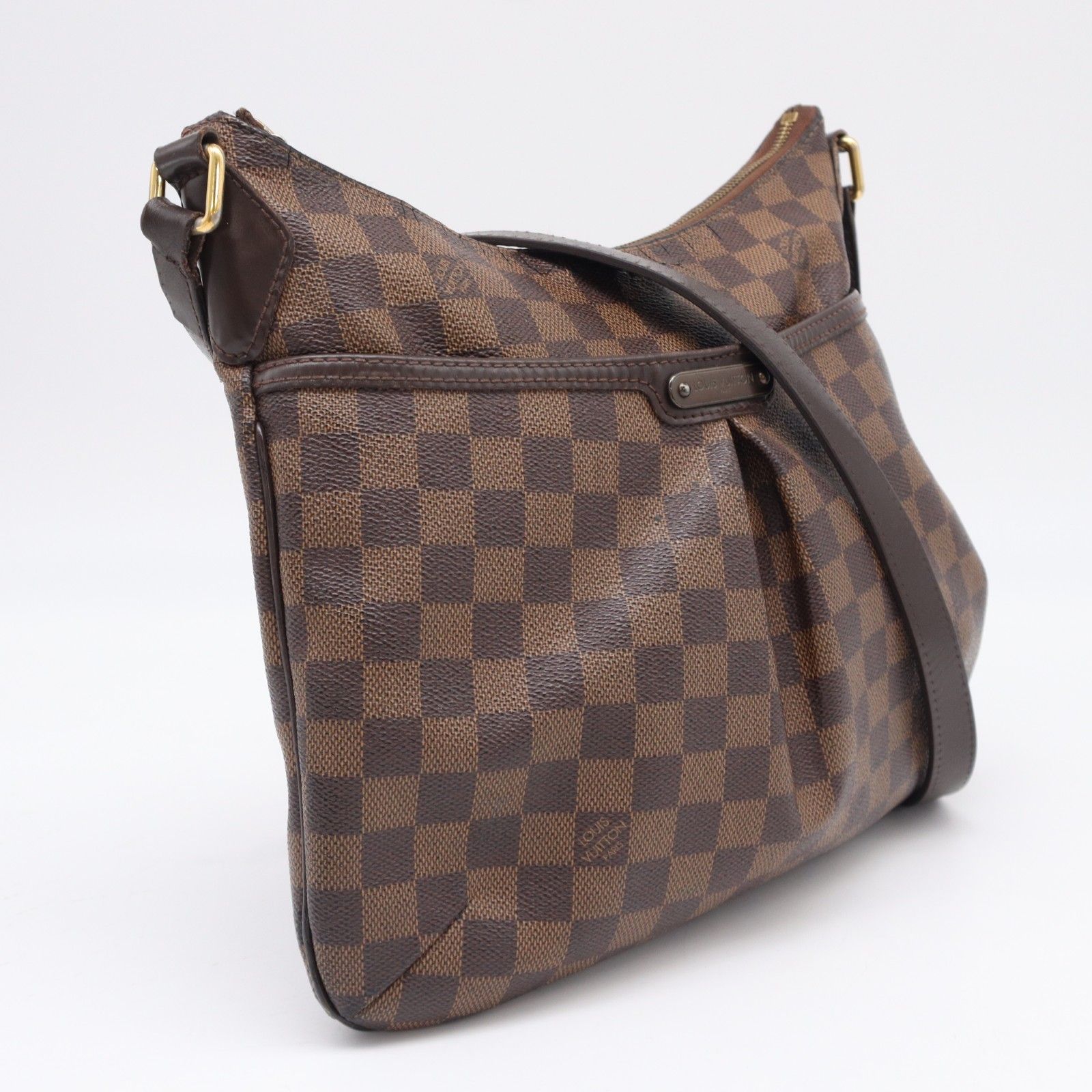 ★3日以内返品可★ LOUIS VUITTON ルイ・ヴィトン ダミエ ブルームズベリPM N42251 ショルダーバッグ ブラウン ベージュ コーティングキャンバス レザー レディース 30,862円