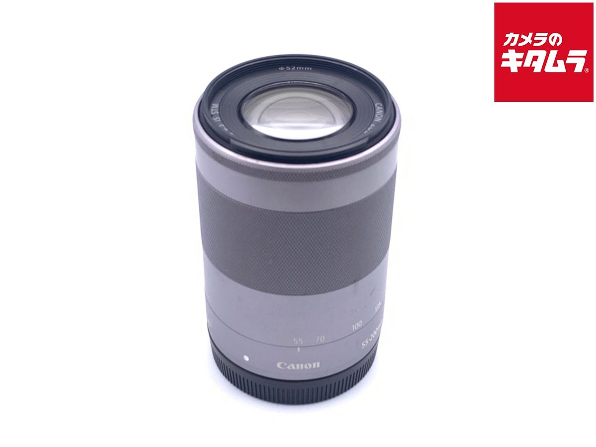【中古】 【並品】 キヤノン EF-M55-200mm F4.5-6.3 IS STM シルバー 15,096円