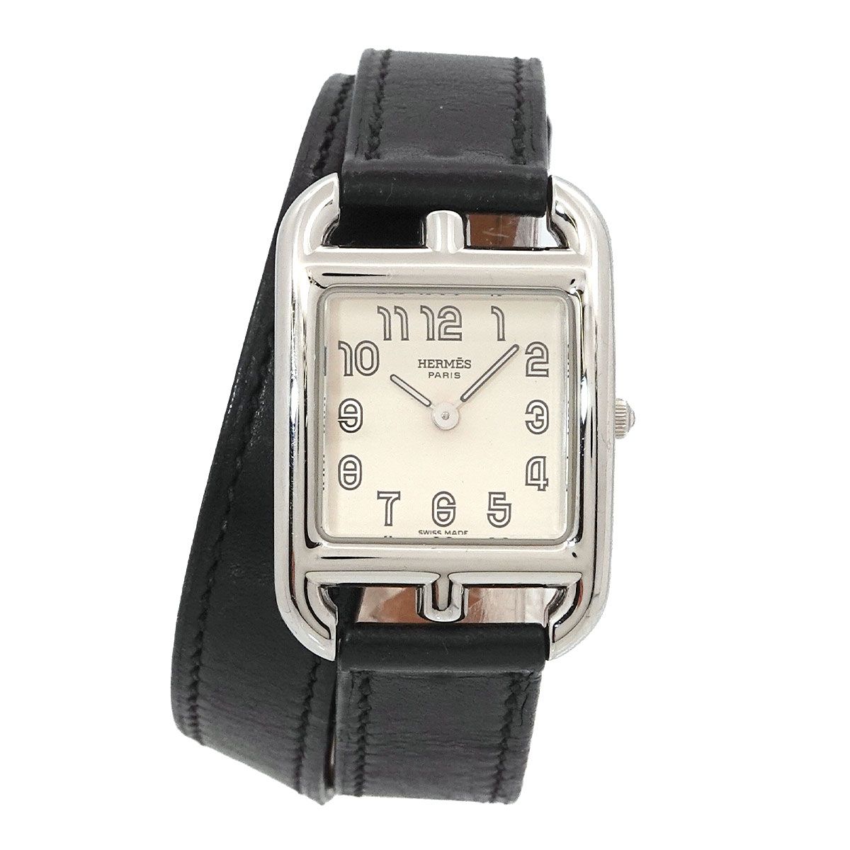 エルメス HERMES ケープコッド CC1 210 レディース 腕時計 シルバー クォーツ ウォッチ Cape Cod 90337593