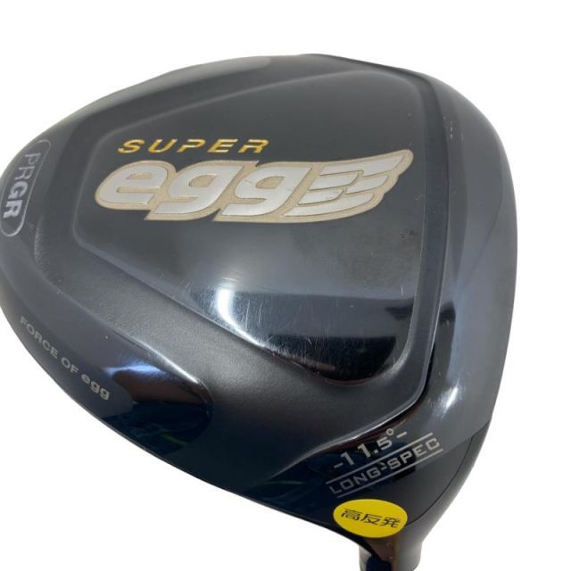 【中古】 プロギア SUPER egg LONG-SPEC 11.5° ドライバー DR eggオリジナルカーボン (フレックスR) メンズ 男性用 右利き 右用 Cランク ゴルフクラブ