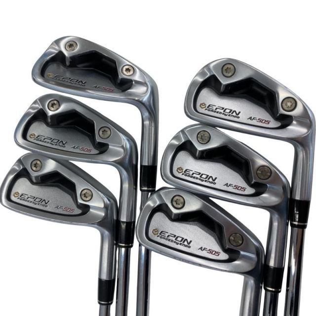 【中古】 エポンゴルフ株式会社 EPON AF-505 6S アイアンセット IR NS PRO MODUS3 TOUR105 (フレックスS) メンズ 男性用 右利き 右用 Cランク ゴルフクラブ