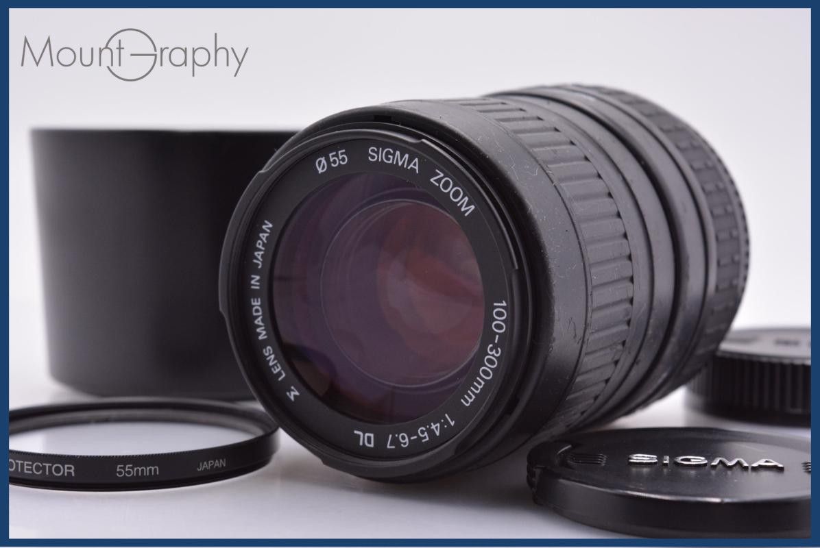 【動作保証】 シグマ SIGMA ZOOM 100-300mm F4.5-6.7 DL 前後キャップ&レンズフィルター&フード付 ペンタックスK用(AF) 同梱無料 #am9230 7,898円