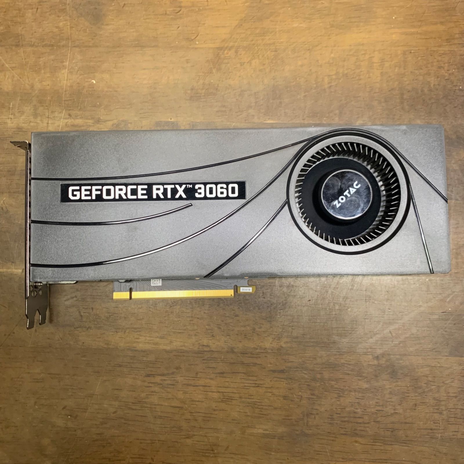 ZOTAC GeForce RTX 3060 12GB GDDR6 グラフィックボード 動作未確認 ジャンク
