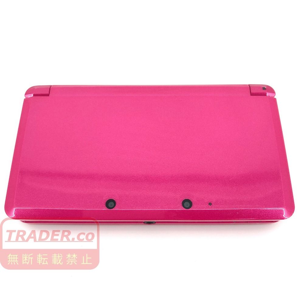 05w23132T 【3DS】ニンテンドー3DS 本体のみ ピンク SDカード2GB ＊動作確認/初期化済み＊【中古品】