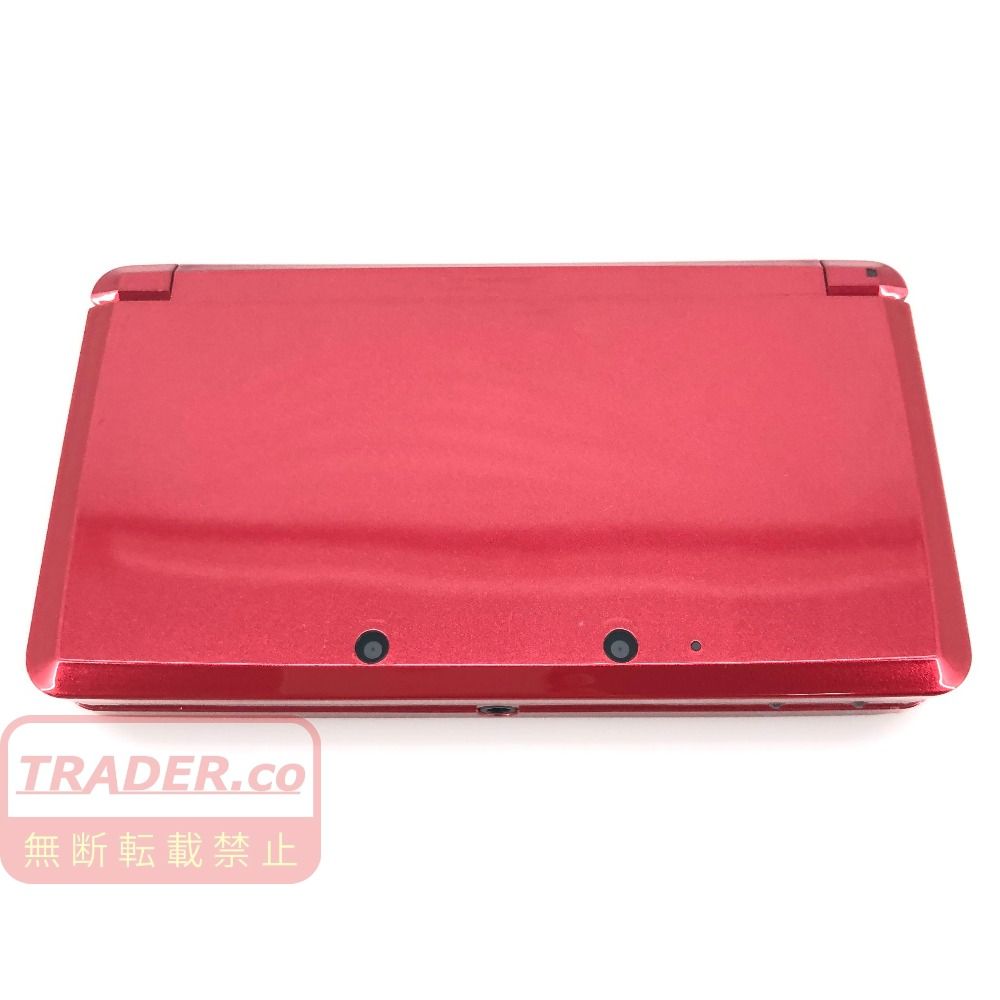 05w23133T 【3DS】ニンテンドー3DS 本体のみ フレアレッド SDカード4GB ＊動作確認/初期化済み＊ 【中古品】 10,010円