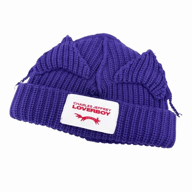 CHARLES JEFFREY LOVERBOY チャールズジェフリー ラバーボーイ CHUNKY EARS BEANIE チャンキー イヤーズ ビーニー ニット帽 ブランド古着ベクトル 中古▲260810 10,164円