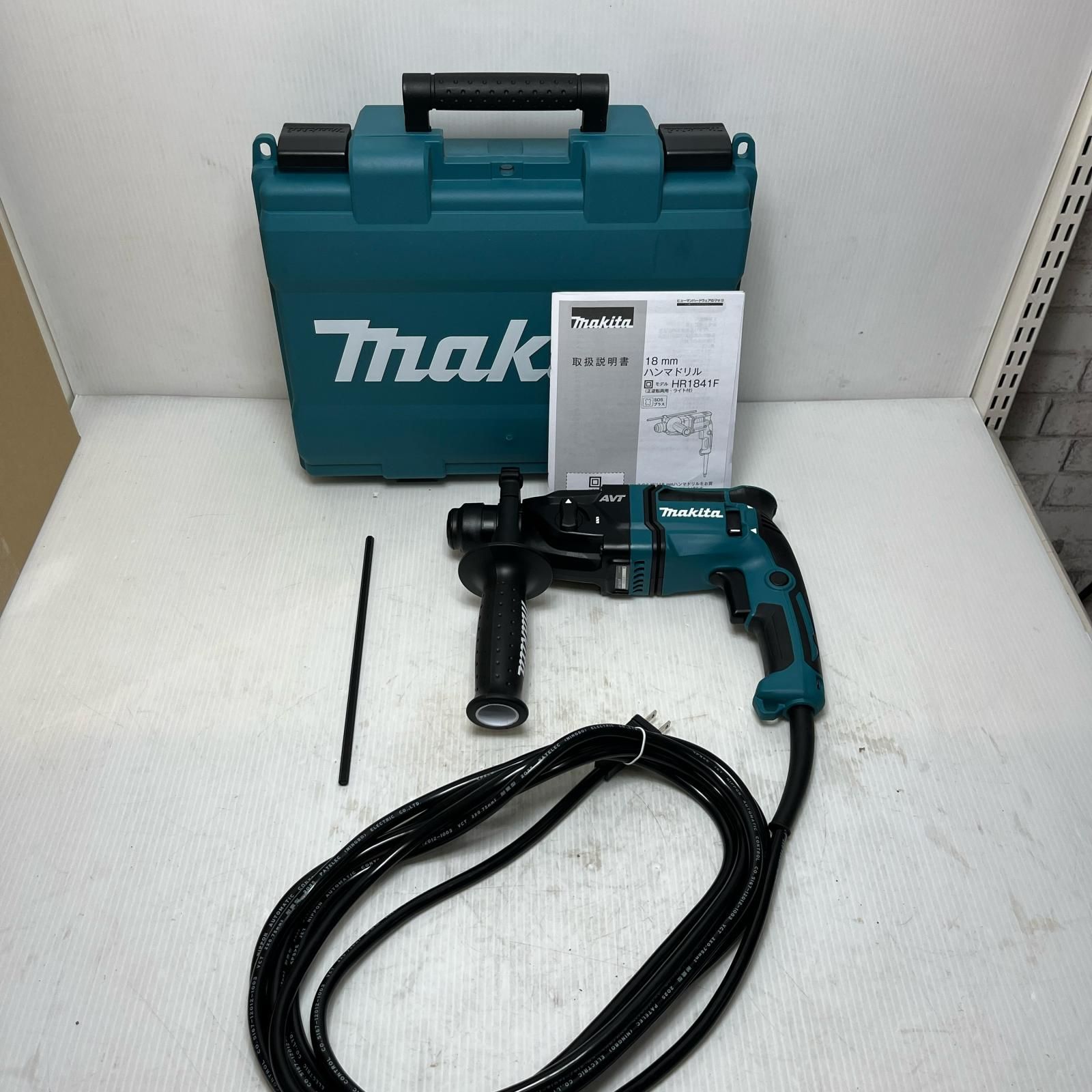 MAKITA マキタ ハンマドリル ケース付 18mm HR1841F ブルー