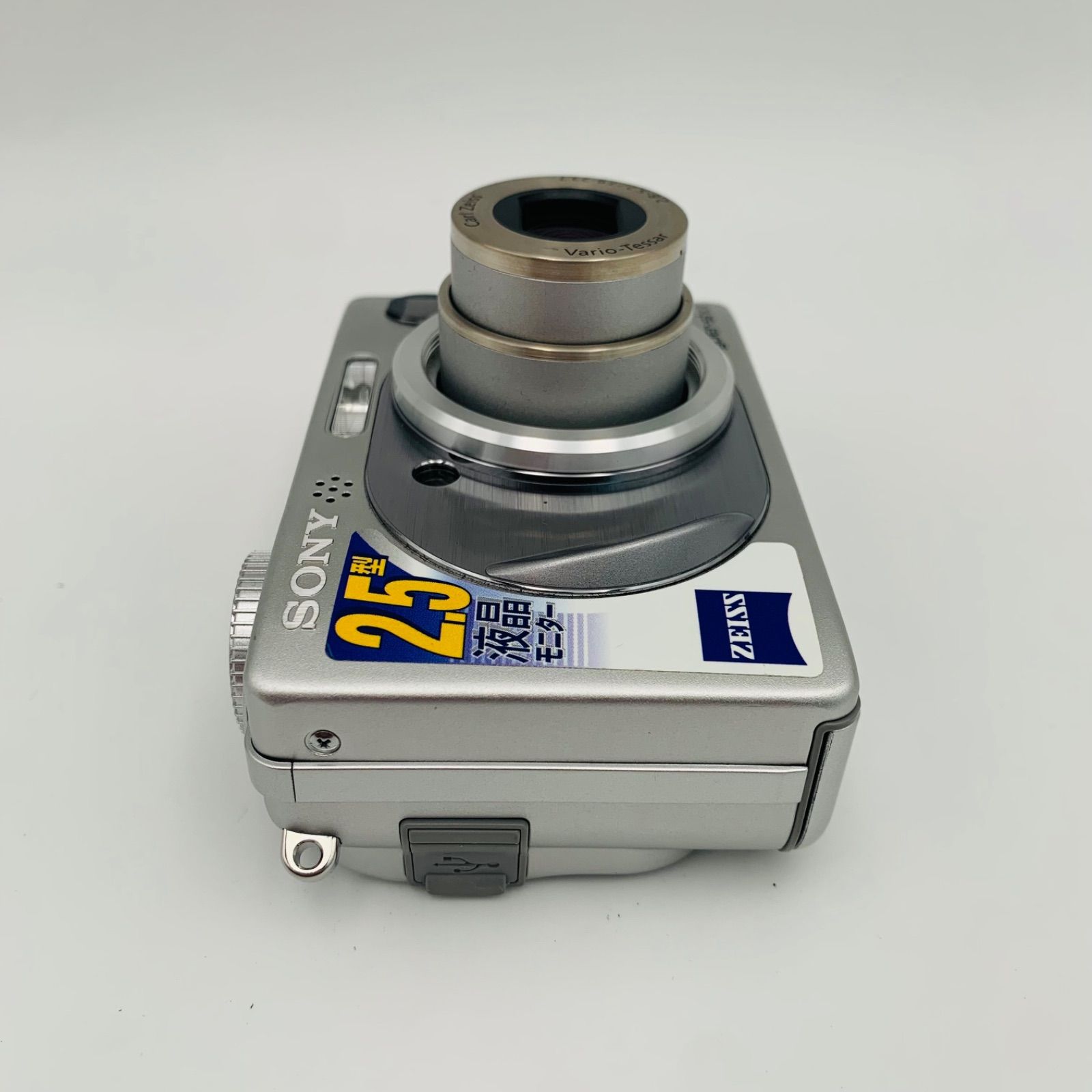 美品】SONY Cyber-shot DSC-W1 シルバー 単三電池•MEMORY Stick
