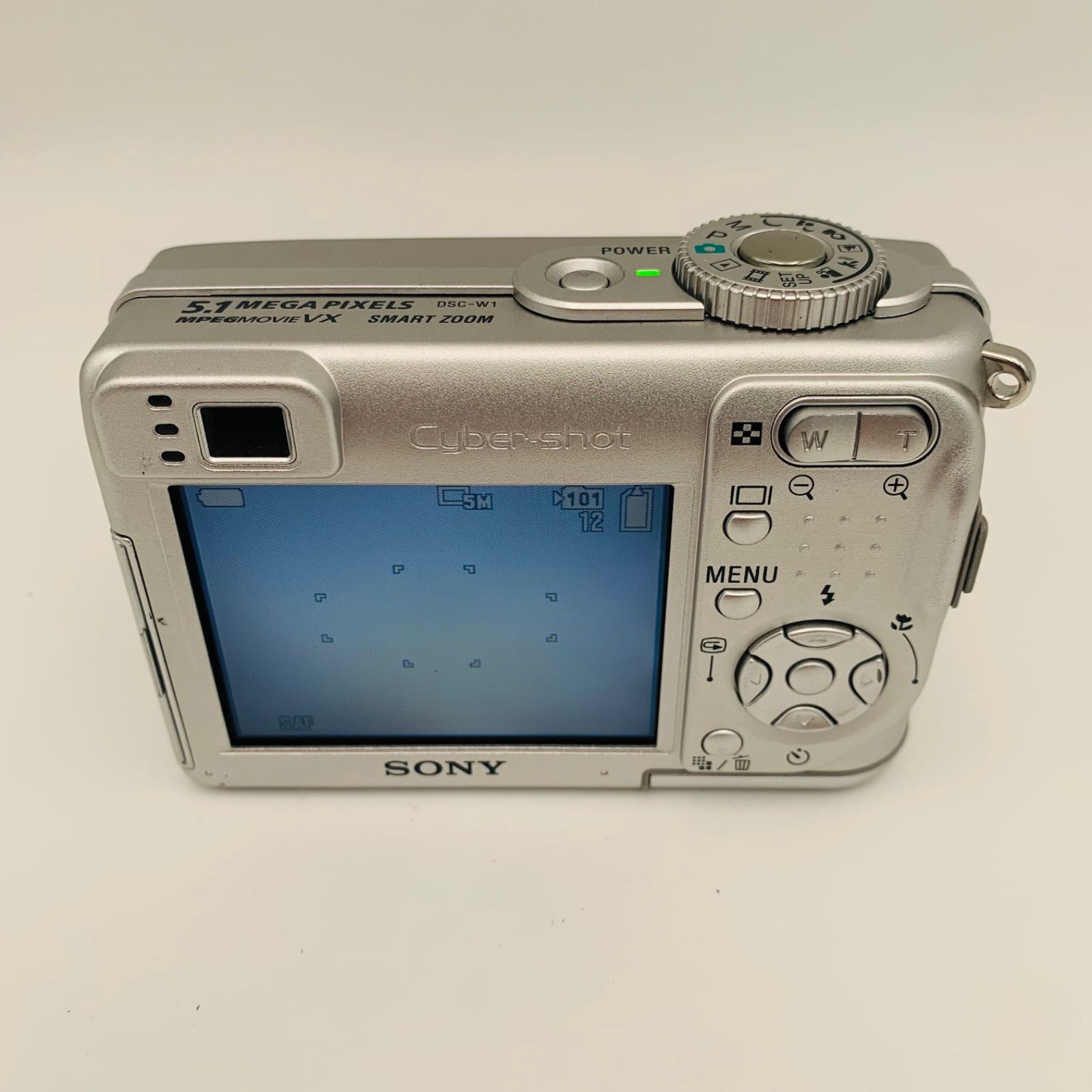 美品】SONY Cyber-shot DSC-W1 シルバー 単三電池•MEMORY Stick