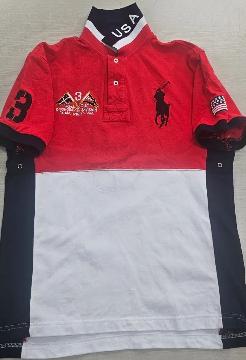 ポロ ラルフローレン ビックポニー USA チャンピオンシップ ラグビー Tシャツ Lサイズ