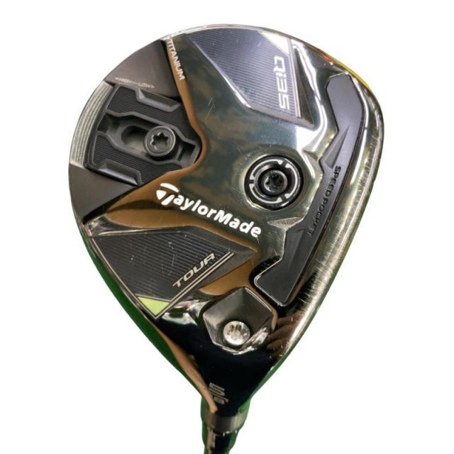 【中古】 テーラーメイド Qi35 TOUR 5W フェアウェイウッド FW Diamana SILVER TM55(Qi35 FW) (フレックスS) メンズ 男性用 右利き 右用 Cランク ゴルフクラブ