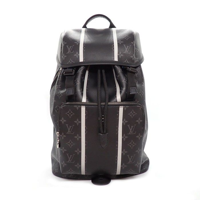 ルイ・ヴィトン LOUIS VUITTON リュック LV×フラグメント ザック バックパック 藤原ヒロシ M43409 モノグラムエクリプス レザー 【中古】