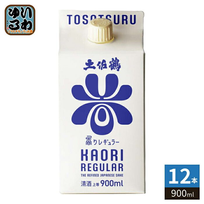 土佐鶴酒造 香りレギュラー 900ml 紙パック 12本 (6本入×2 まとめ買い)