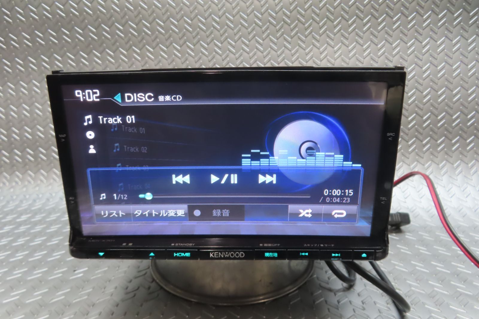 ケンウッドナビ MDV-X701Bluetooth DVD フルセグ MDV-X701 彩速