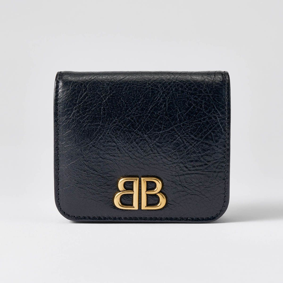 新品 バレンシアガ BALENCIAGA 2つ折り財布 モナコ ブラック 43,980円