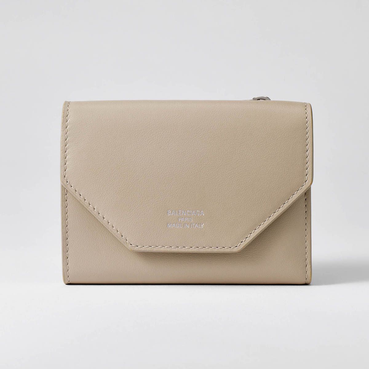 新品 バレンシアガ BALENCIAGA 2つ折り財布 エンヴェロープ ベージュ