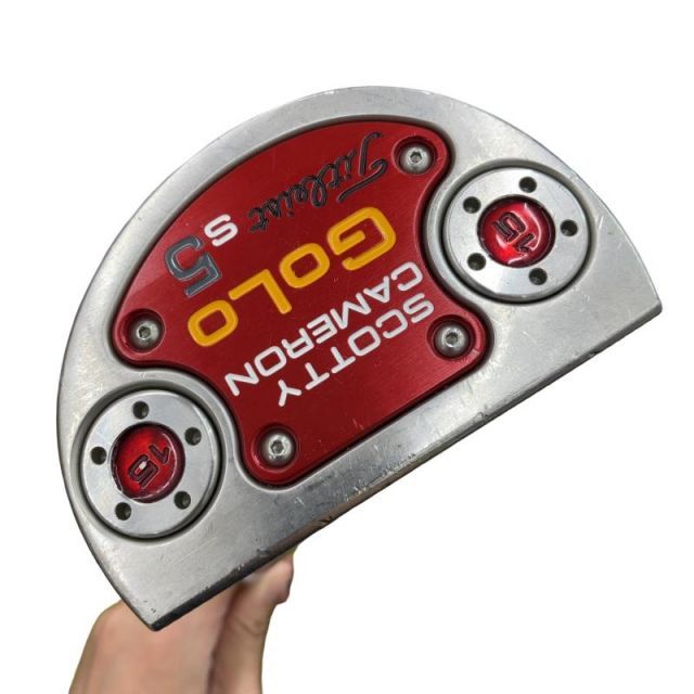 【中古】 タイトリスト SCOTTY CAMERON GoLo S 5 34インチ パター PT スチール (フレックスその他) メンズ 男性用 右利き 右用 Cランク ゴルフクラブ