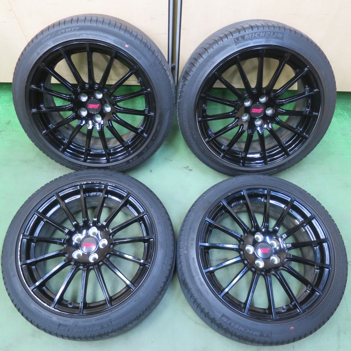 4本価格◎スバル BRZ STI 純正 215/45R17 ミシュラン プライマシー HP 17インチ PCD100/5H◎6080505IMノ