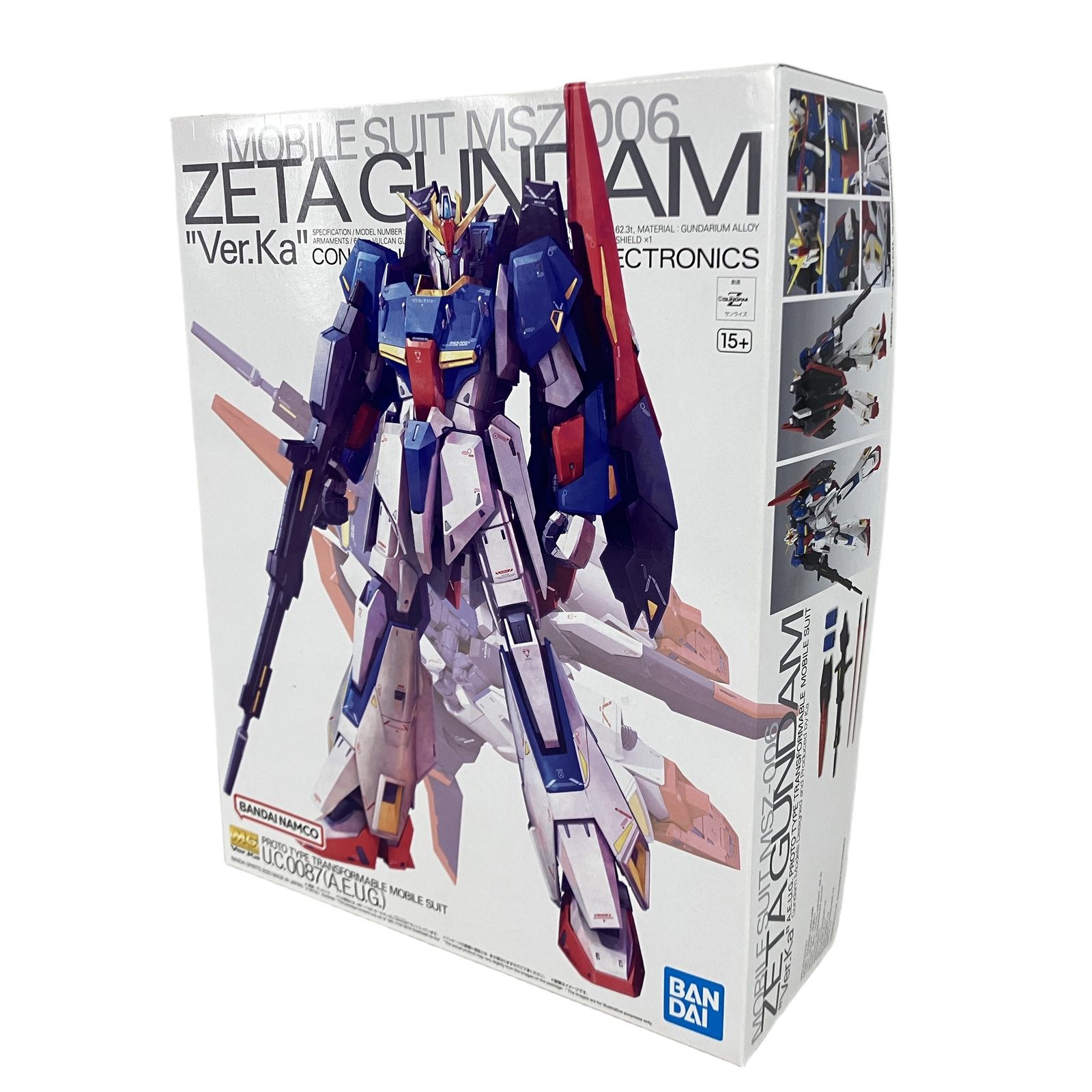 BANDAI SPIRITS MG 1/100 ゼータガンダム Ver.Ka 未使用 開封済 Y11535363
