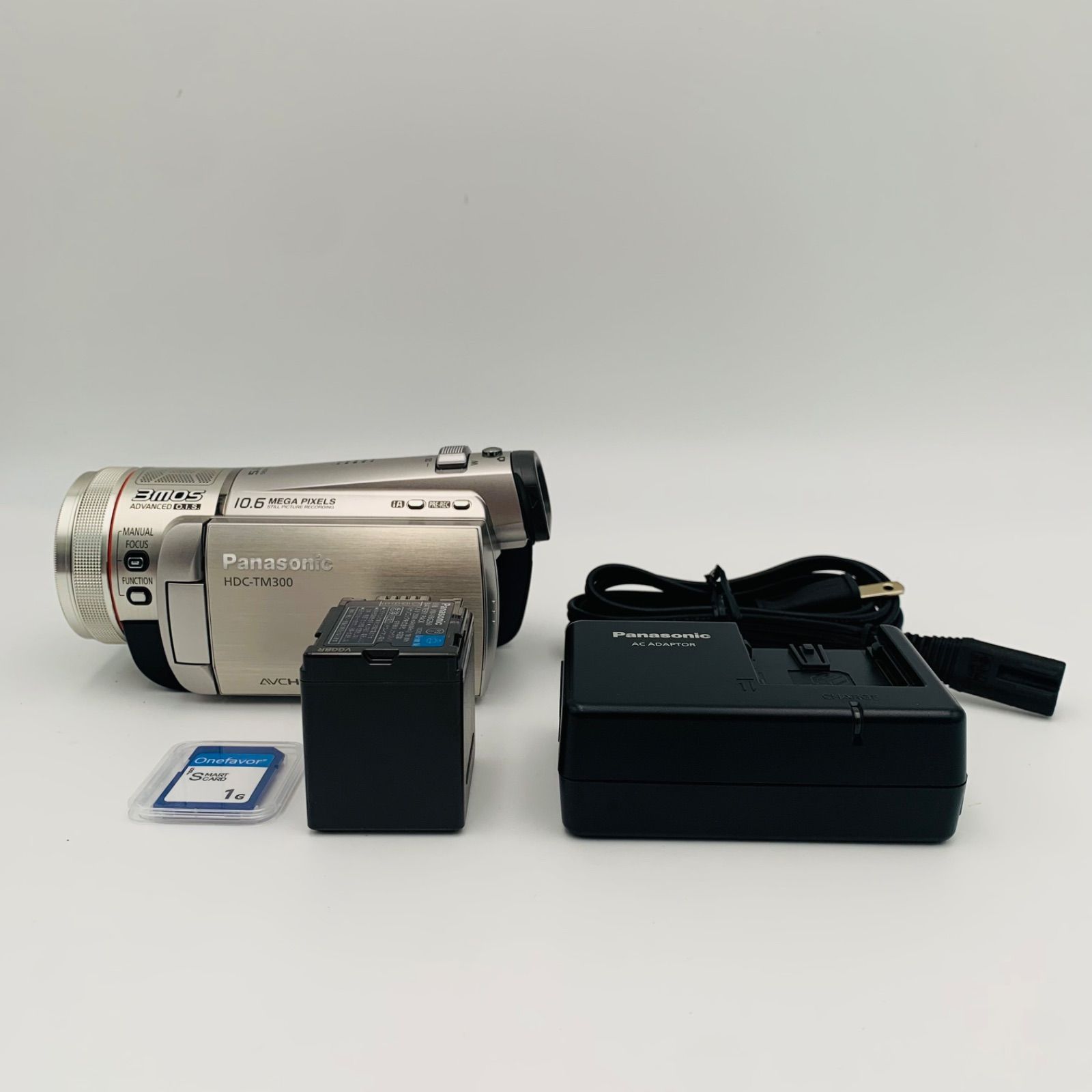 美品】Panasonic HDC-TM300 充電器•バッテリー•SDカード (0819) - メルカリ