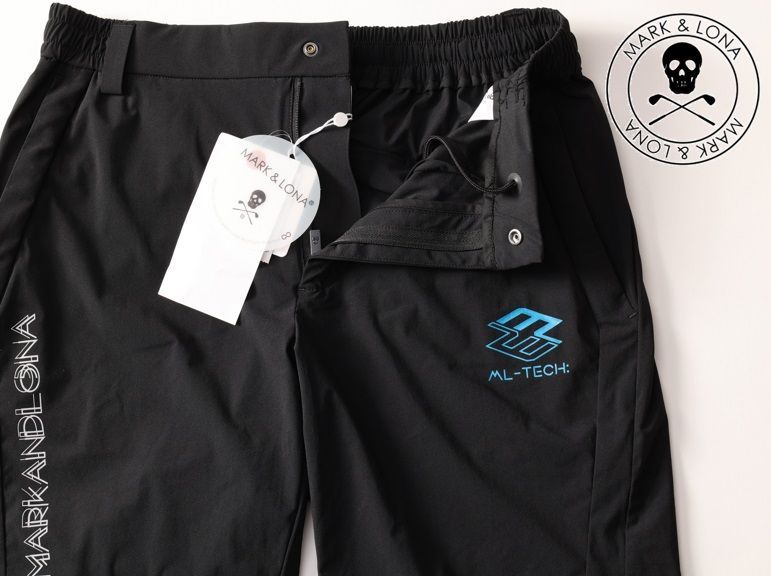 正規品★MARK&LONA マーク＆ロナ★Voltaic Vent Utility Shorts ストレッチショートパンツ46★M【MLM-5C-AT04】ブラック黒【本物保証】B品