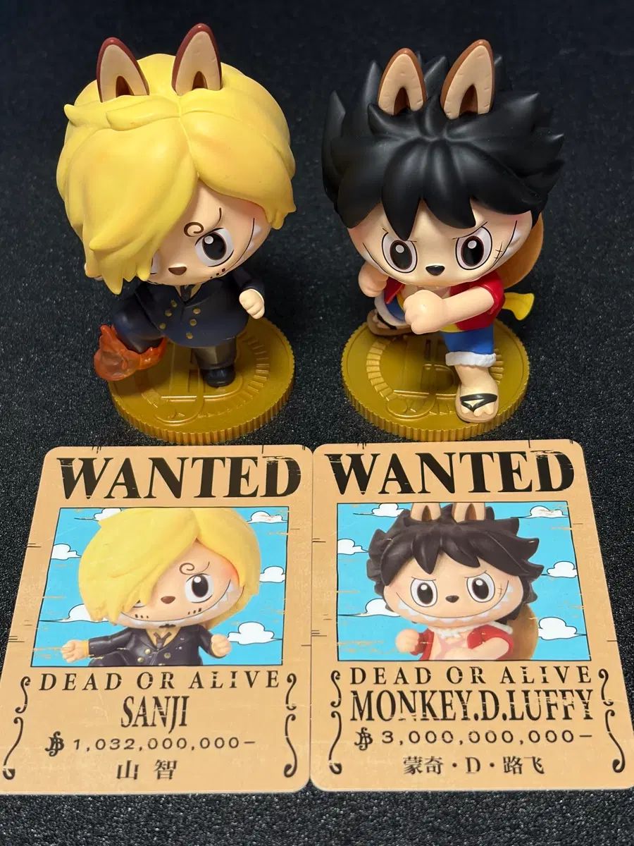 POP MART ONE PIECE モンキー・D・ルフィ(ルフィ) サンジ フィギュア(まとめ売り)