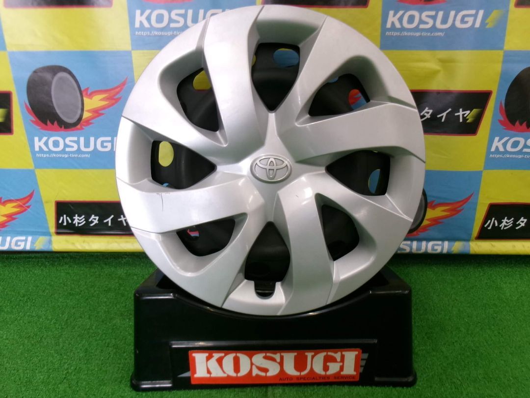 トヨタ　170系シエンタ純正スチール　5.5J-15　5H100　+39　中古ホイール　4本　【Y235　大和店】