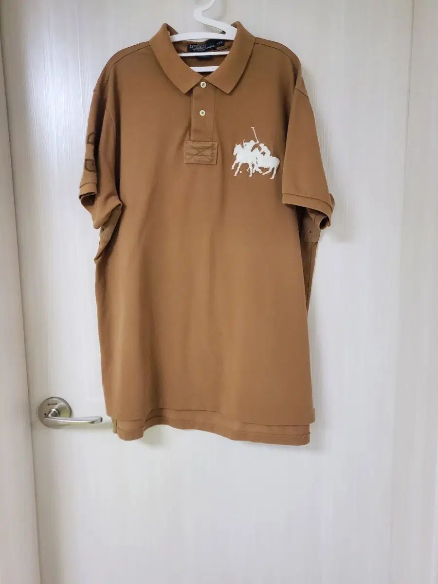 ポロ ラルフローレン カラーTシャツ 2トーン ブラウン