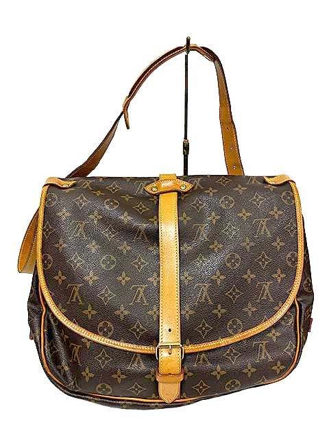 【中古】LOUIS VUITTON　ルイヴィトン　ソミュール35 モノグラム　ショルダーバッグ＿r25＿セルモアから出品＿s-0309-r25