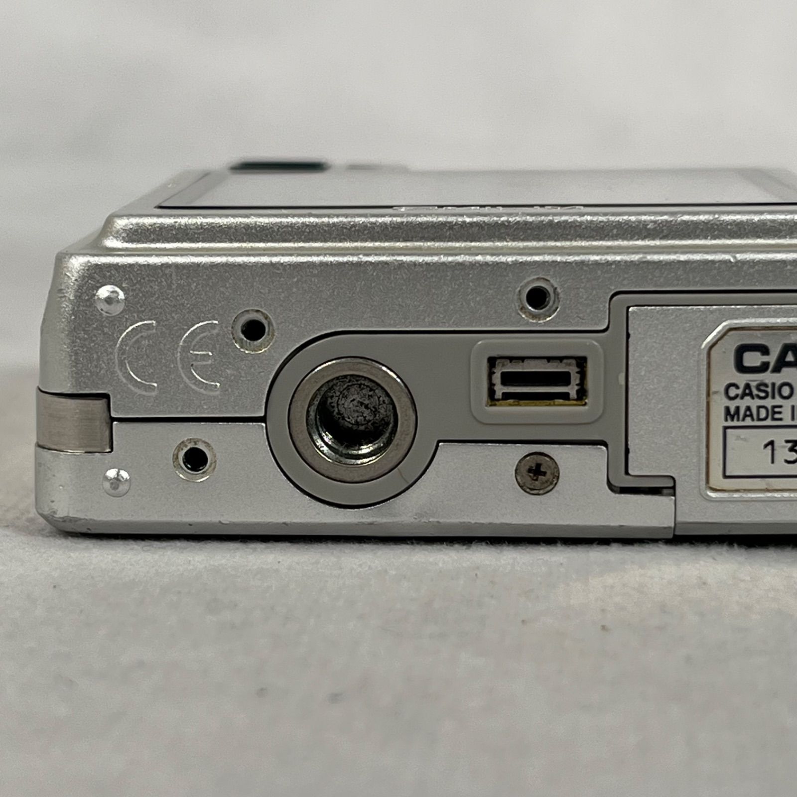 管2607-412】CASIO カシオ EXILIM ZOOM EX-Z50 シルバー コンパクト
