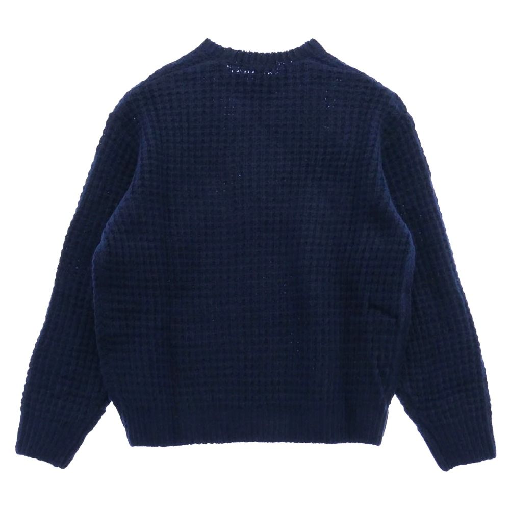 Supreme ネイビー ワッフルニット S Supreme シュプリーム 25AW Small Box Waffle Sweater スモール