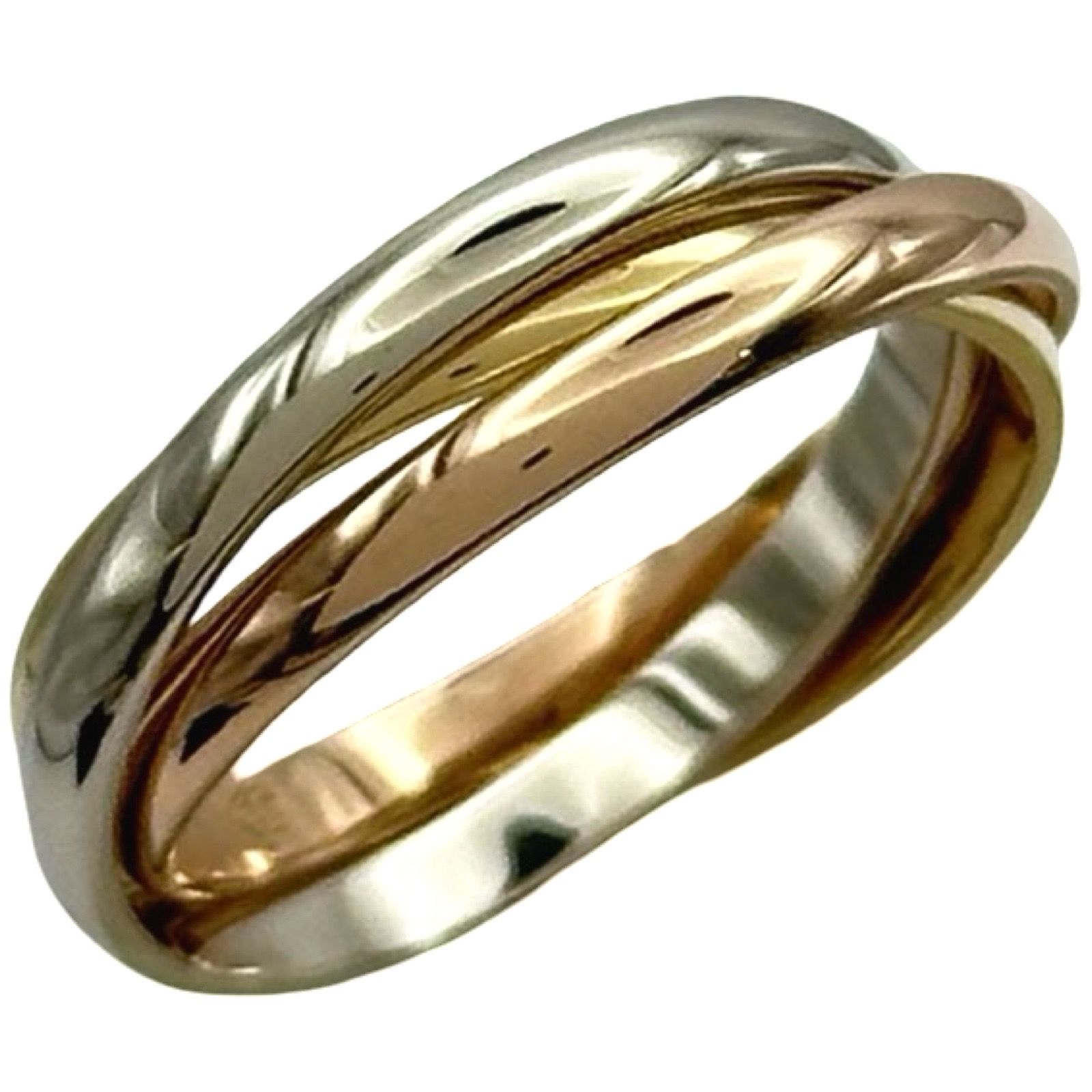 カルティエ Cartier トリニティリング スモール ゴールド/ピンクゴールド/ホワイトゴールド 750 ジュエリー