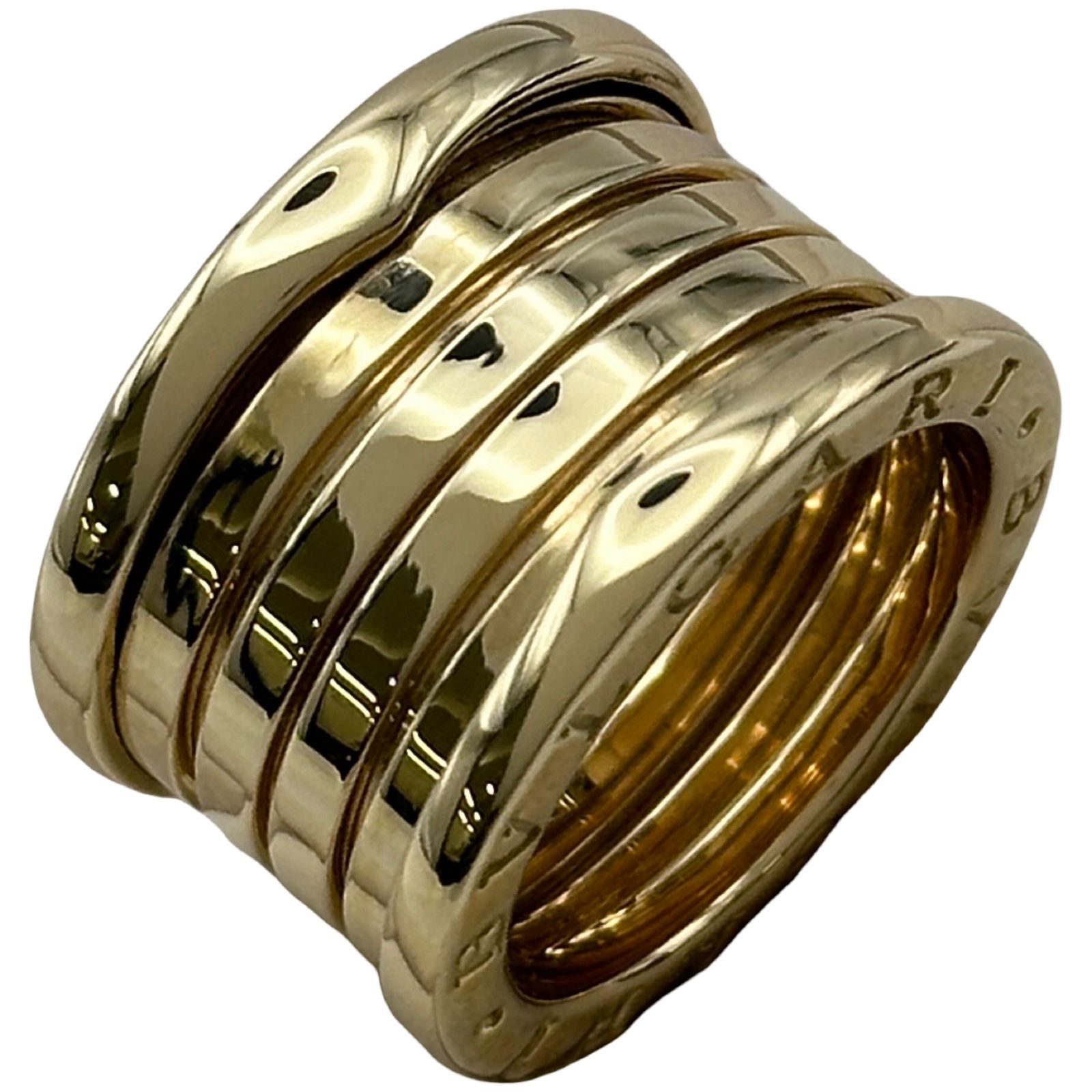 ブルガリ BVLGARI ビーゼロワンリング5バンド ゴールド 750 ジュエリー