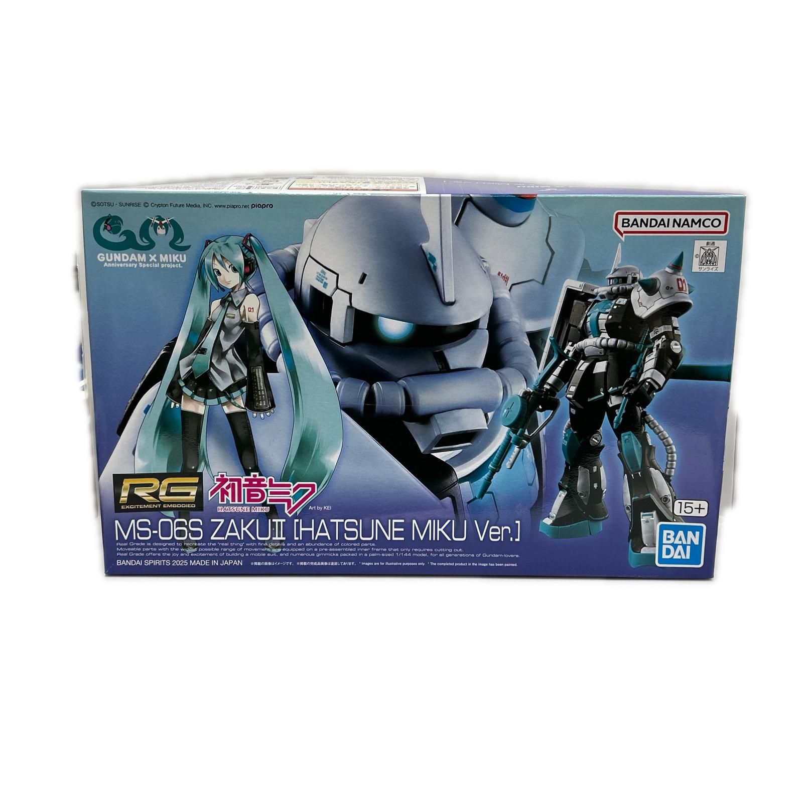 BANDAI プラモデル RG MS-06S ZAKU II 初音ミク Ver.