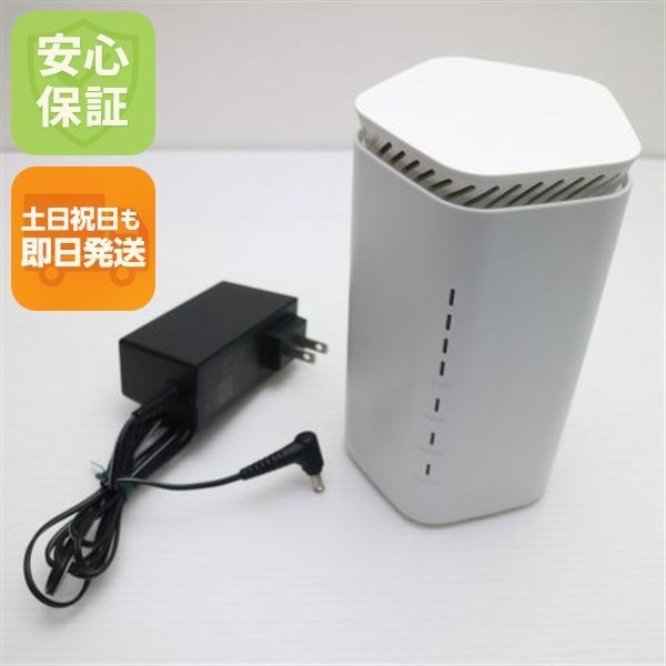 超美品 Speed Wi-Fi HOME 5G L12 NAR02 ホワイト 本体 即日発送 土日祝発送OK あすつく