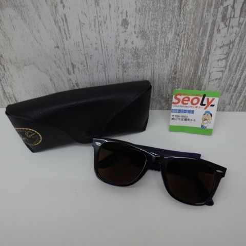 Ray-Ban WAYFARER サングラス RB2140F 901/32 52▢22 ケース付き 中古品